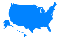 Map of the United States of America (Icon)